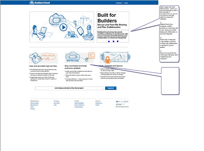 BuildersCloud - site evolution