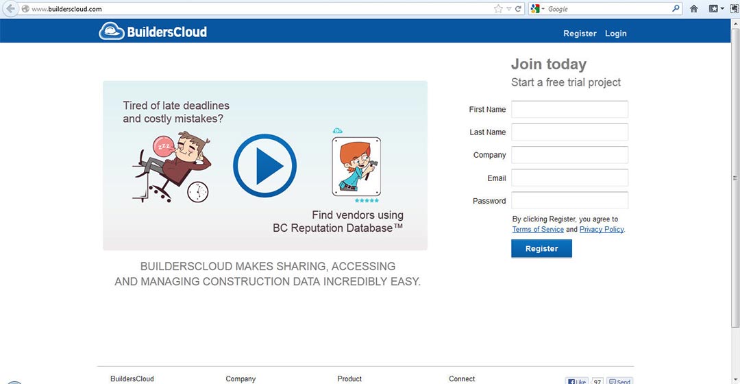 BuildersCloud - old website