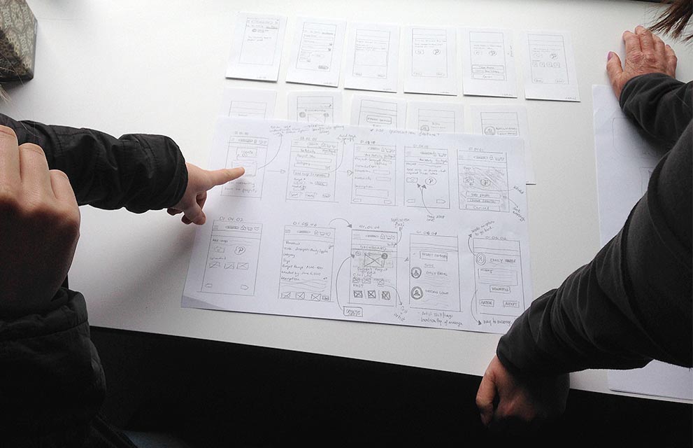 Etsy - paper prototyping