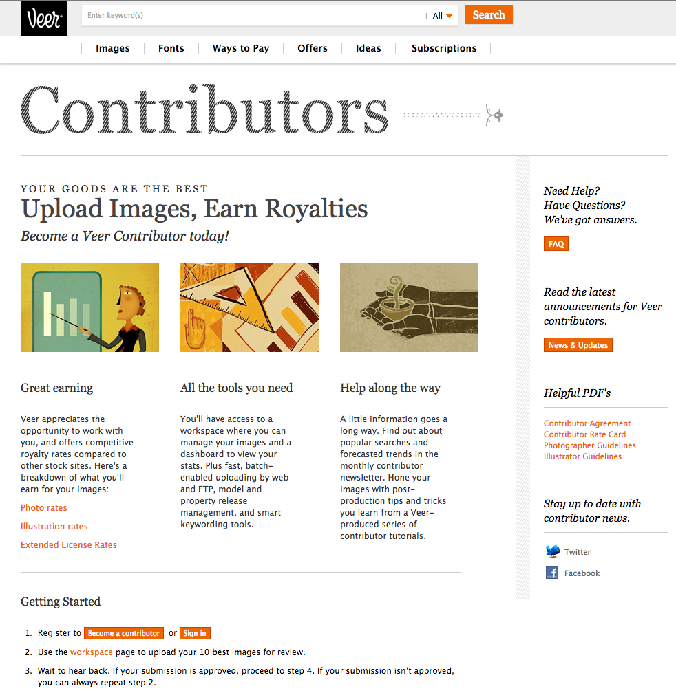 Veer's Contributor Portal